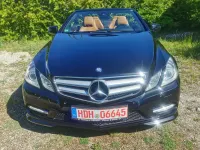 Gebraucht Mercedes E350 AMG line 306 PS (225 kW) 2012 Obsidianschwarz  metalliclack Cabrio