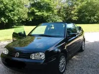 Gebraucht VW Golf Cabriolet 101 PS (74 kW) 1998 Schwarz Cabrio