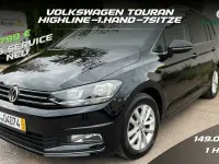 Gebraucht VW Touran Highline 150 PS (110 kW) 2017 Schwarz Van / Kleinbus