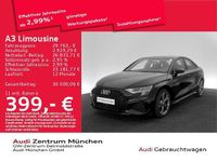 Gebraucht Audi A3 S-Line 150 PS (110 kW) 2023 Mythosschwarz metallic Limousine