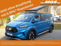 Neu Ford Tourneo Custom Active 170 PS (125 kW) 2025 Digital aqua blue metallic Van