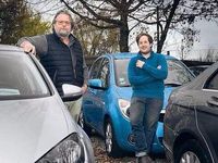 Gebraucht VW cross up! 75 PS (55 kW) 2015 Rot Kleinwagen