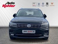 gebraucht VW Tiguan 2.0 TSI Highline 4Motion AHK Lenkrad heizbar Pano Bluetooth Head-up