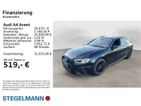 Brugt Audi A4 S-Line 204 HK (150 kW) 2021 Sort Stationcar