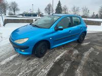 Gebraucht Peugeot 206 89 PS (65 kW) 1999 Blau Kleinwagen