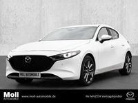 Neu Mazda 3 Exclusive 140 PS (102 kW) 2025 Snowflake white Limousine