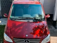 Gebraucht Mercedes Viano 150 PS (110 kW) 2005 Rot Van / Kleinbus
