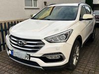 Gebraucht Hyundai Santa Fe Premium 200 PS (147 kW) 2017 Weiß SUV