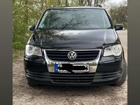 Gebraucht VW Touran 105 PS (77 kW) 2009 Schwarz Van / Kleinbus