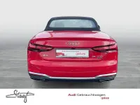 Gebraucht Audi A5 Cabriolet S-Line 265 PS (194 kW) 2022 Tangorot metallic/verdeckfarbe Cabrio