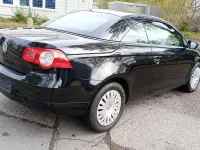 Brugt VW Eos 122 HK (89 kW) 2010 Sort Cabriolet