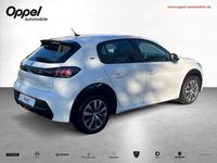 Gebraucht Peugeot e-208 Active 100 kW (136 PS) 2021 Lack weiss banquise/typ aussenverkleidung spiegel flach standard Kleinwagen