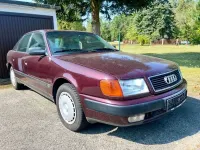 Gebraucht Audi 100 133 PS (97 kW) 1992 Rot Limousine