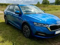 Gebraucht Skoda Octavia Clever 110 PS (80 kW) 2022 Blau Kombi