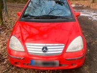 Gebraucht Mercedes A160 102 PS (75 kW) 1999 Rot Kleinwagen
