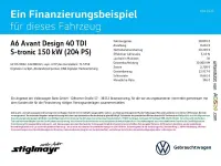 Gebraucht Audi A6 Design 204 PS (150 kW) 2022 Mythosschwarz metallic Kombi