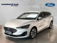 Gebraucht Ford Focus Titanium X 120 PS (88 kW) 2022 Polar silber Kombi