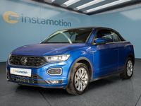Gebraucht VW T-Roc Cabriolet 150 PS (110 kW) 2021 Blau Cabrio