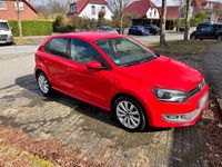 Gebraucht VW Polo Highline 105 PS (77 kW) 2010 Rot Kleinwagen