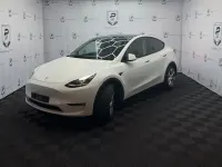 Gebraucht Tesla Model Y Long Range AWD 378 kW (514 PS) 2023 Weiß SUV