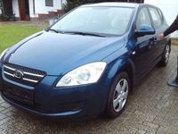 Gebraucht Kia Ceed Attract 109 PS (80 kW) 2009 Blau Kleinwagen