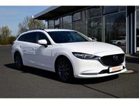 gebraucht Mazda 6 Kombi 2.2 SKYACTIV Exclusive-Line Navi LED Dyn. Kurvenlicht ACC Apple CarPlay Android Auto