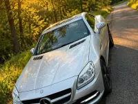 Gebraucht Mercedes SLK200 2014 Silber Cabrio