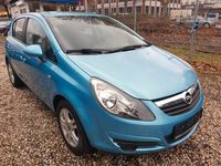 Gebraucht Opel Corsa Edition 87 PS (63 kW) 2010 Blau Kleinwagen