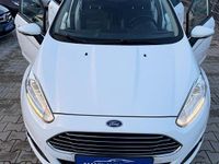 Gebraucht Ford Fiesta Trend 101 PS (74 kW) 2015 Weiß Kleinwagen