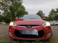 Gebraucht Hyundai Veloster 140 PS (102 kW) 2012 Rot Kleinwagen