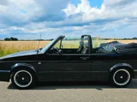 Gebraucht VW Golf Cabriolet Karmann 98 PS (72 kW) 1992 Schwarz Cabrio