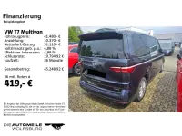 Gebraucht VW Multivan Style 150 PS (110 kW) 2022 Starlight blue metallic Van / Kleinbus
