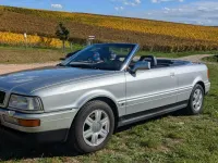 Gebraucht Audi Cabriolet 133 PS (97 kW) 1992 Silber Cabrio