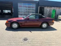 Gebraucht Mercedes SL500 326 PS (239 kW) 1992 Rot Cabrio