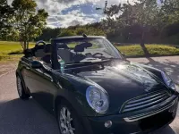 Käytetty Mini Cooper Cabriolet 116 HP (85 kW) 2007 Vihreä Avoauto