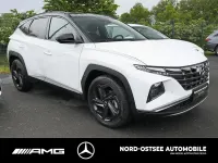 Gebraucht Hyundai Tucson Advantage 150 PS (110 kW) 2024 Serenity white / abyss black / SUV