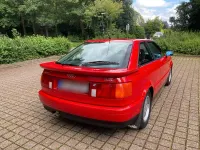 Gebraucht Audi Coupé 136 PS (100 kW) 1989 Rot Coupé