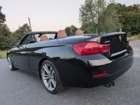 Gebraucht BMW 430 Cabriolet Sport Line 252 PS (185 kW) 2017 Schwarz Cabrio
