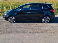 gebraucht Kia Carens 1,7 CRDI 141 ISG Spirit Schwarz Leder Automatik AHK