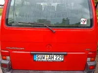 Usata VW T4 151 CV (111 kW) 2001 Rosso Furgone