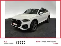 Gebraucht Audi Q5 Sportback S-Line 204 PS (150 kW) 2022 Gletscherweiß metallic SUV