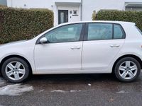 Gebraucht VW Golf VI Comfortline 2009 Weiß Kleinwagen