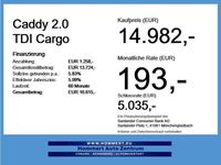 Second-hand VW Caddy 102 CP (75 kW) 2023 Alb Monovolum
