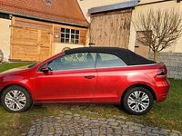 Gebraucht VW Golf Cabriolet 105 PS (77 kW) 2014 Rot Cabrio