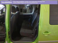Gebraucht VW Caddy Trendline 125 PS (91 kW) 2018 Viperngrün (green), metallic Van / Kleinbus