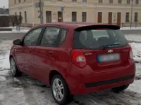 Brugt Chevrolet Aveo 101 HK (74 kW) 2009 Rød Hatchback
