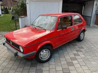 Brugt VW Golf I 50 HK (36 kW) 1982 Rød Hatchback
