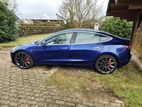 Gebraucht Tesla Model 3 Performance 377 kW (513 PS) 2020 Blau Limousine