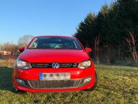 Gebraucht VW Polo Trendline 70 PS (51 kW) 2013 Rot Kleinwagen