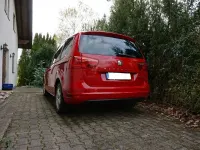 Gebraucht Seat Alhambra Ecomotive 150 PS (110 kW) 2011 Rot Van / Kleinbus